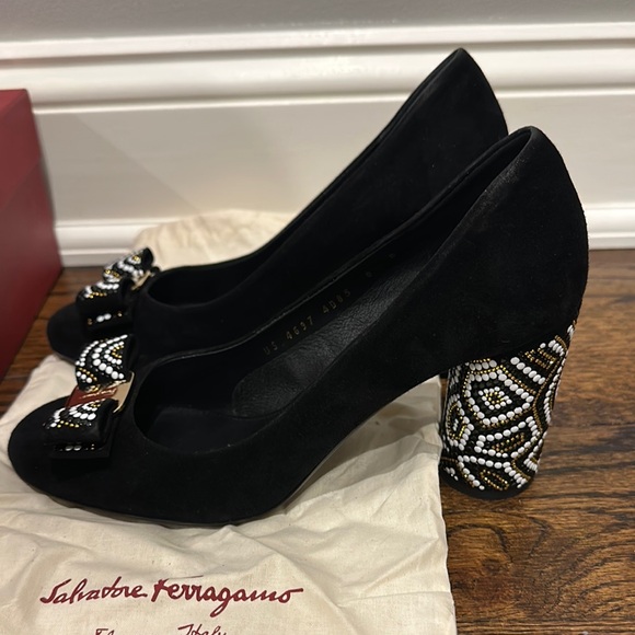 Salvatore Ferragamo Black Women's Shoes - Picture 4 of 11